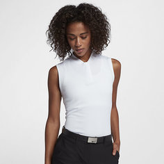 Женская рубашка-поло без рукавов для гольфа Nike Dri-FIT