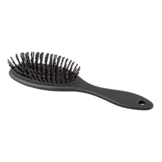 Щетка для волос LADY PINK BASIC deep black массажная средняя овальная