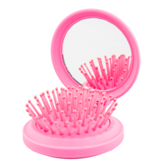 Щетка для волос LADY PINK BASIC bright массажная мини круглая soft touch