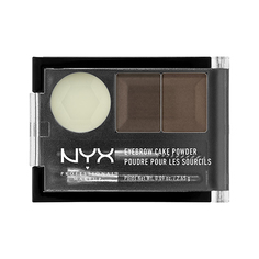 Тени для бровей `NYX PROFESSIONAL MAKEUP` EYEBROW CAKE POWDER тон 02 Dark brown