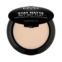 Пудра компактная для лица `NYX PROFESSIONAL MAKEUP` STAY MATTE BUT NOT FLAT тон 02 Nude