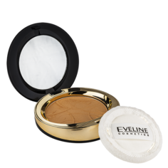 Пудра компактная для лица EVELINE CELEBRITIES BEAUTY тон 24 минеральная матирующая с разглаживающим эффектом