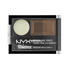 Тени для бровей `NYX PROFESSIONAL MAKEUP` EYEBROW CAKE POWDER тон 05 Brunette