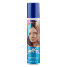 Спрей для волос оттеночный VENITA 1-DAY METALLIC тон Metallic Blue голубой металлик 50 мл
