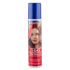 Спрей для волос оттеночный VENITA 1-DAY METALLIC тон Metallic Red красный металлик 50 мл