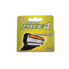 Кассеты для станка `DORCO` PACE 4 лезвия 4 шт