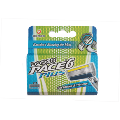 Кассеты для станка `DORCO` PACE 6 лезвий 4 шт