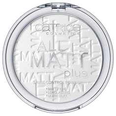 Пудра компактная для лица CATRICE ALL MATT PLUS матирующая тон прозрачный