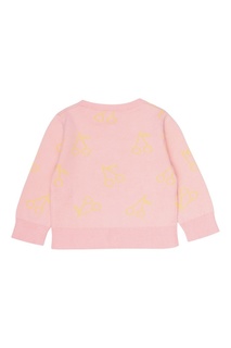 Хлопковый розовый кардиган Bonpoint