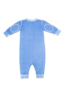 Хлопковое голубое боди Bonpoint