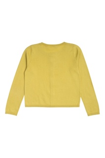 Хлопковый кардиган медового цвета Bonpoint