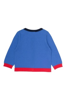 Хлопковый кардиган синего цвета Bonpoint