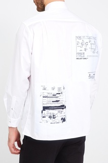 Хлопковая рубашка с фотопринтом Heliot Emil