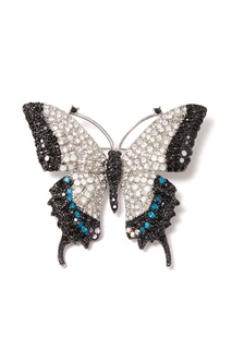 Брошь-бабочка с разноцветными кристаллами Herald Percy