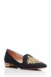 Черные лоферы Indian Sun Slipper Aquazzura
