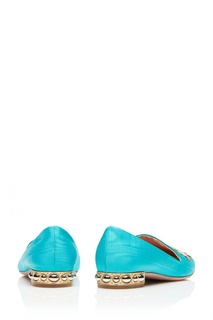 Лоферы с вышивкой Indian Sun Slipper Aquazzura
