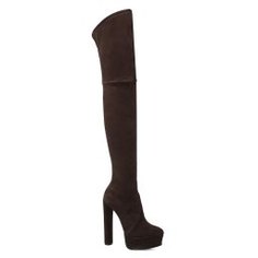 Ботфорты CASADEI 1T937G1411 темно-коричневый