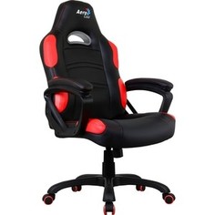 Кресло для геймера Aerocool AC80C AIR-BR черно-красное с перфорацией