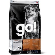 Сухой корм GO! Dog LIMITED INGREDIENT DIET Grain+Gluten Free Venison Recipe беззерновой,без глютена с олениной для взрослых собак 11,35кг (331)