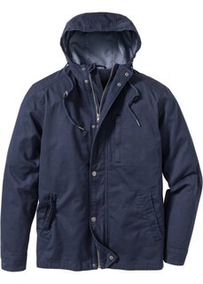 Куртка Regular Fit с капюшоном (темно-синий) Bonprix