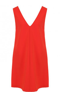 Однотонное мини-платье свободного кроя Theory