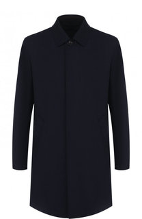 Однотонное шерстяное пальто Ermenegildo Zegna