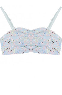 Хлопковый топ с принтом Sanetta