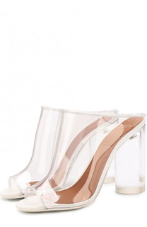 Прозрачные мюли на устойчивом каблуке Givenchy