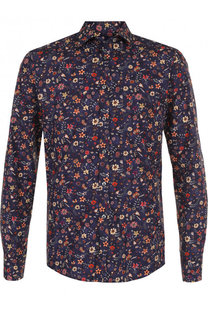 Хлопковая рубашка с принтом Sand