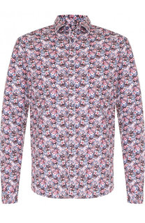 Хлопковая рубашка с принтом Sand