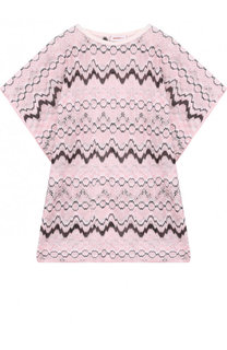 Туника свободного кроя из смеси вискозы и хлопка Missoni