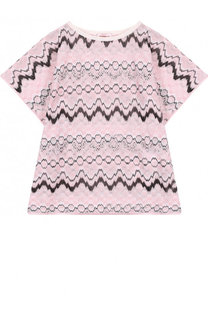 Туника свободного кроя из смеси вискозы и хлопка Missoni