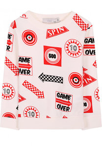 Хлопковый свитшот с принтом Stella McCartney