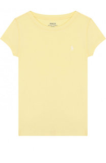 Футболка джерси с логотипом бренда Polo Ralph Lauren