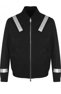 Бомбер на молнии с контрастной отделкой Neil Barrett