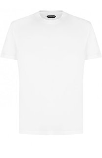 Однотонная футболка с круглым вырезом Tom Ford