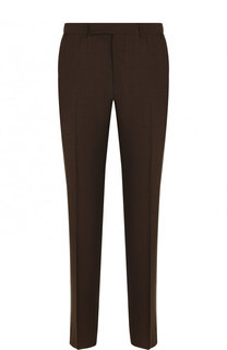 Шерстяные брюки прямого кроя Ermenegildo Zegna