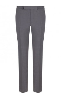 Шерстяные брюки прямого кроя Ermenegildo Zegna