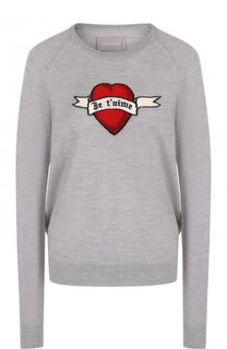 Шерстяной пуловер с круглым вырезом Zadig&amp;Voltaire