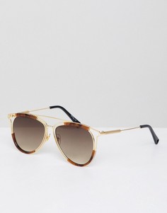 Солнцезащитные очки‑авиаторы Jeepers Peepers - Золотой
