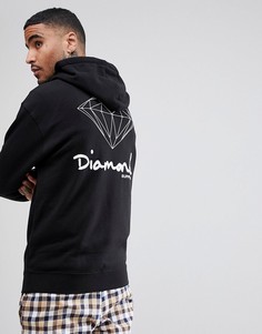 Худи с принтом на спине Diamond Supply - Черный