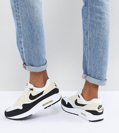 Черные кроссовки со вставками кремового цвета Nike Air Max 1 Premium - Черный