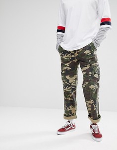 Свободные брюки-карго с камуфляжным принтом Dickies New York - Зеленый
