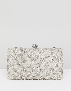 Клатч с отделкой Forever New - Кремовый