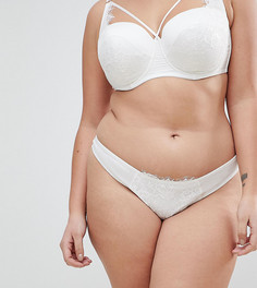 Кружевные стринги ASOS CURVE BRIDAL Imogen - Белый