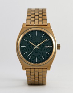 Золотистые наручные часы Nixon A045 Time Teller - Золотой