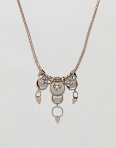 Ожерелье-воротник с кристаллами Missguided - Золотой