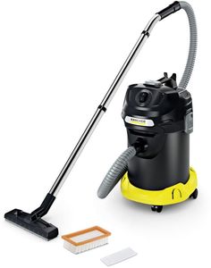 Пылесос KARCHER AD 4 PREMIUM *EU-II, 600Вт, желтый