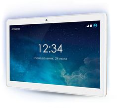 Планшет GINZZU GT-1045, 1GB, 8GB, 3G, Android 6.0 золотистый [00-00001108]