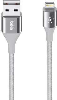 Кабель BELKIN Lightning - USB 2.0, 3м, серебристый [f8j207ds04-slv]